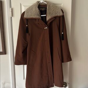 Vintage Neiman Marcus Coat with Shearling Collar.